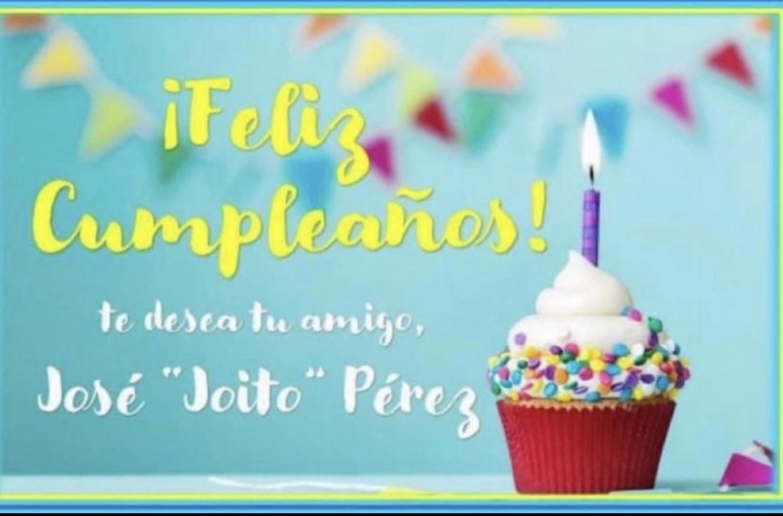 Muchas felicidades  a mi hermamo y amigo <a href="/chinoroque51/">Chino Roque</a> , en tu cumpleaños. ¡Que tengas un día maravilloso junto a toda tu familia! Un abrazo <a href="/JoitoPerez/">Jose Joito Perez</a> <a href="/pnp_pr/">Partido Nuevo Progresista</a>