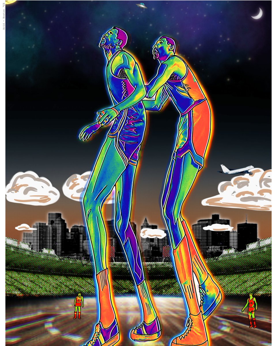 IshRiot's tweet photo. This was a WILD acid trip. I dropped some really good Electric Kool-Aid and headed to the Boston Garden in 1968. I was not disappointed with what I saw. 
#acid #electrickoolaid #nft #nftart #cryptoart #cryptoartist #cryptoartists #psychedelic https://t.co/M8e4jhuNyY