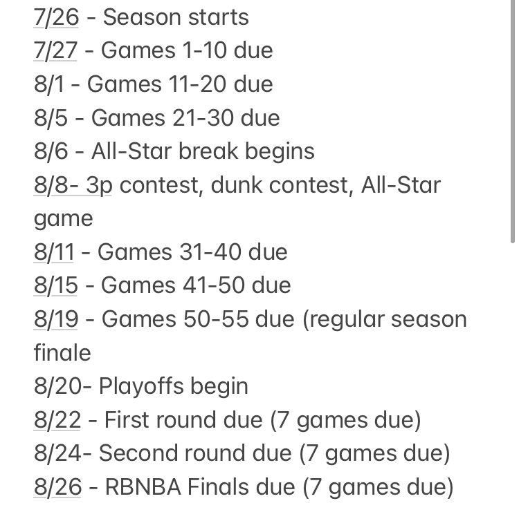 RBNBA Commish tweet media