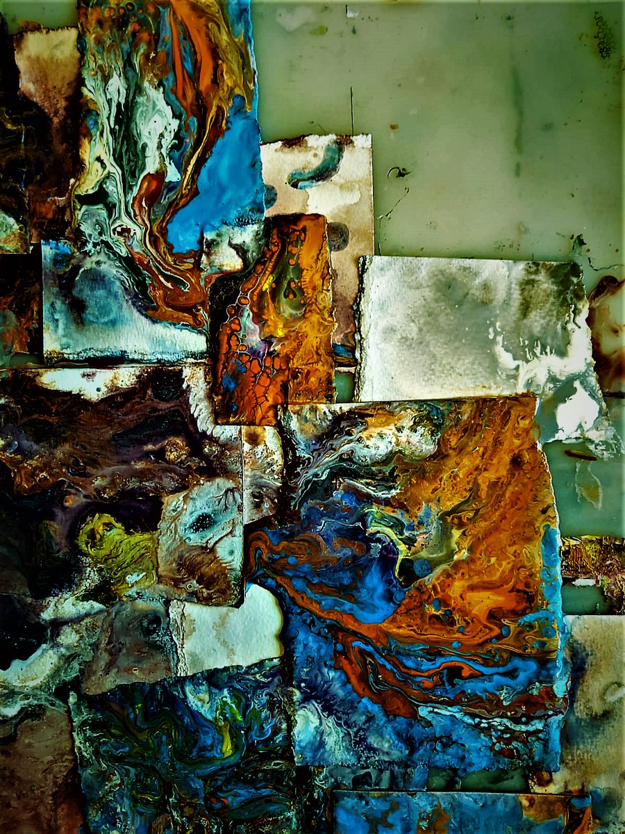deb_connor's tweet photo. Some of my latest artwork 'Growth &amp; Expansion' #workinprogress #RevDeb #ArtistOnTwitter #InspiredByVisualMedicine 
https://t.co/HMN7yfZ7tF https://t.co/7RVsTz12Tc