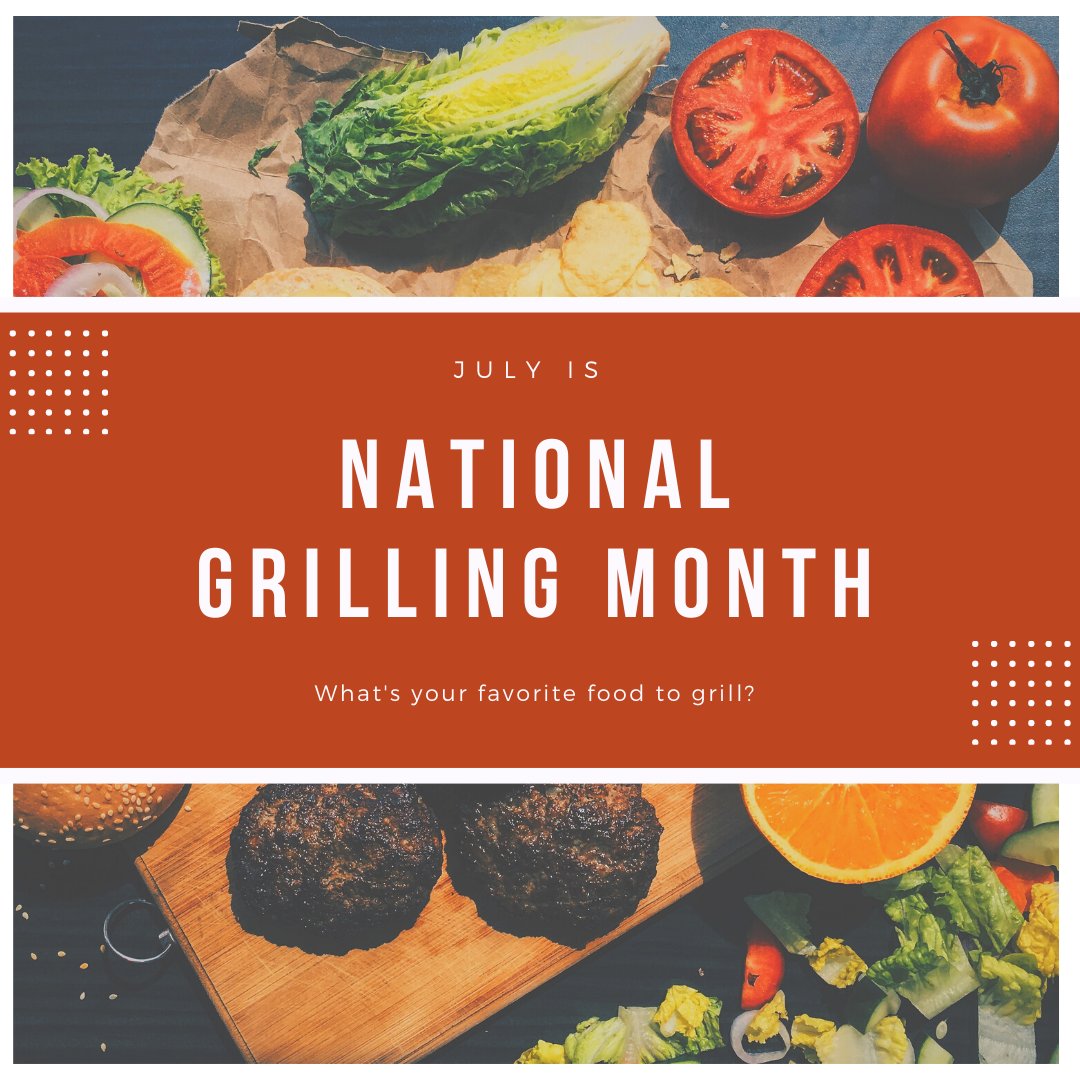 July is #NationalGrillingMonth. Take the cooking outdoors so you can #saveenergy indoors! What is your favorite meal to grill?