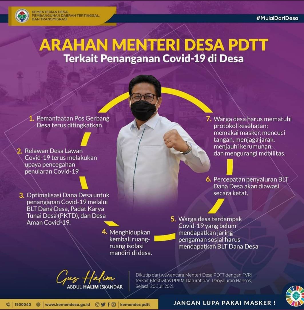 omg2017777's tweet photo. Arahan Gus Menteri tentang penanganan Covid 19 di desa.

@halimiskandarnu @kemendesapdtt @malik_haramain @imansyukri @taufikmadjid71 @yusradaridesa @azzameldzikrie @tppkemendes @TPPISUMUT @KoorprovSumut https://t.co/dvNEmClxqt