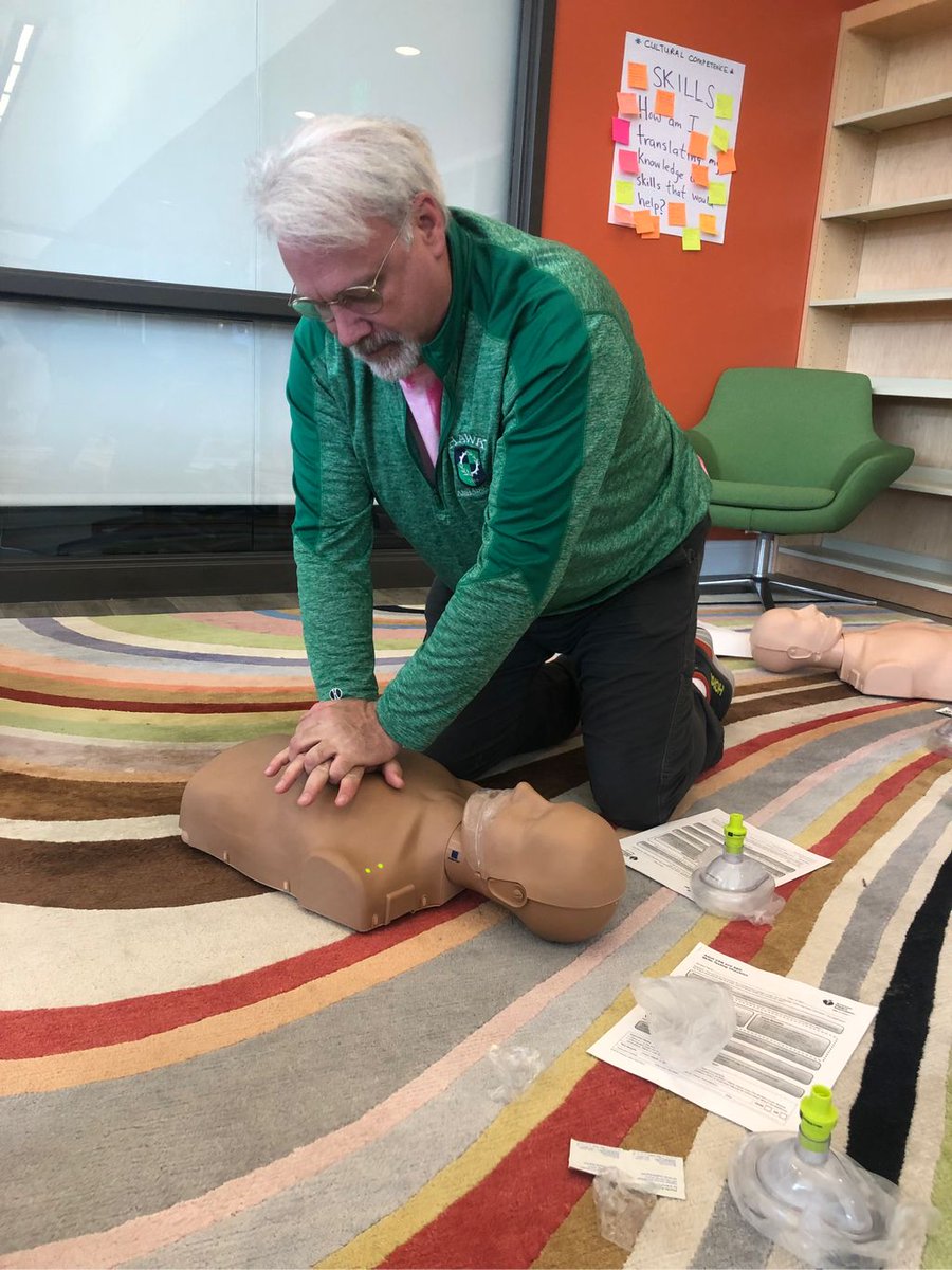 EssexNorthShore's tweet photo. Thank you to our wellness instructors, Mr. Brucker and Ms. Deleskey for doing CPR, AED, and First Aid Training for the leadership team! https://t.co/i3lXj5JdzK