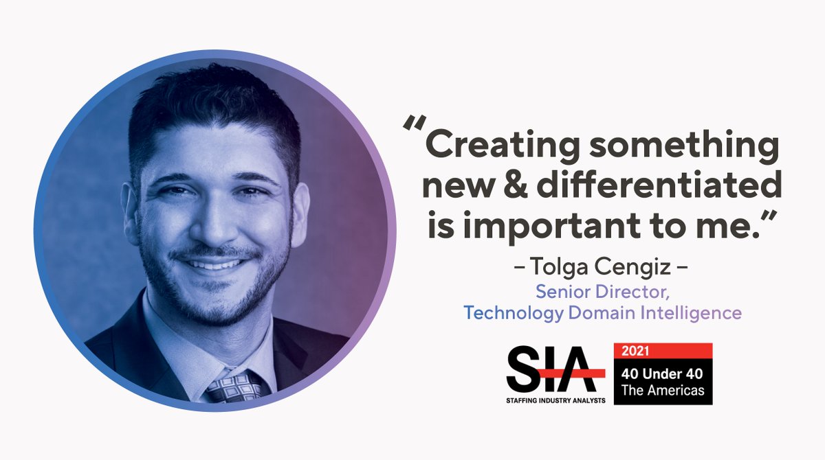 KellySciEngTech's tweet image. Following a career in tech, Tolga joined our team to lead #technology domain intel and blaze new trails for Kelly as a leader in tech workforce solutions. 
That trailblazing spirit has earned him a spot among @SIAnalysts’ #40Under40! #ExpertsHiringExperts ow.ly/XXam50FA6SU