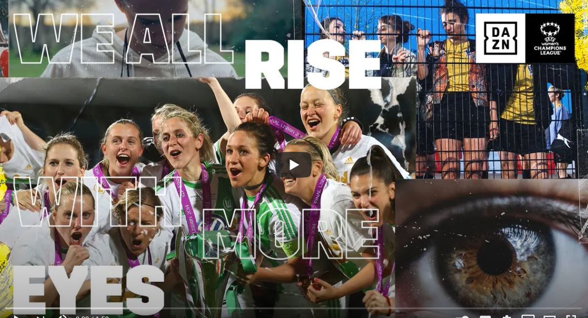 #WomeninSPORT - If you LOVE #FOOTBALL you'll love <a href="/UEFAWomensEURO/">Now @WEURO 📲</a> 
"ALL Rise With More Eyes” - DAZN brings you ALL 61 matches - FREE

WITH: <a href="/dazngroup/">DAZN</a> 

WATCH: shar.es/aWfGMp via <a href="/WSNet/">WSNet your window on WomenSPORT & getting ACTIVE</a> 

MORE: #WomenSPORT on News247

CHECK IT OUT> rb.gy/lh0zn