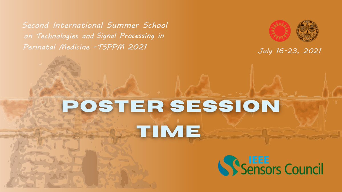 tsppm2021's tweet photo. It's #postersession time!
The @SensorsCouncil recognizes distinguished posters presented by student of TSPPM-2021 through a presentation of an #Award for the “Best Student Poster” @IEEEAwards. https://t.co/d1lDhgTXa7