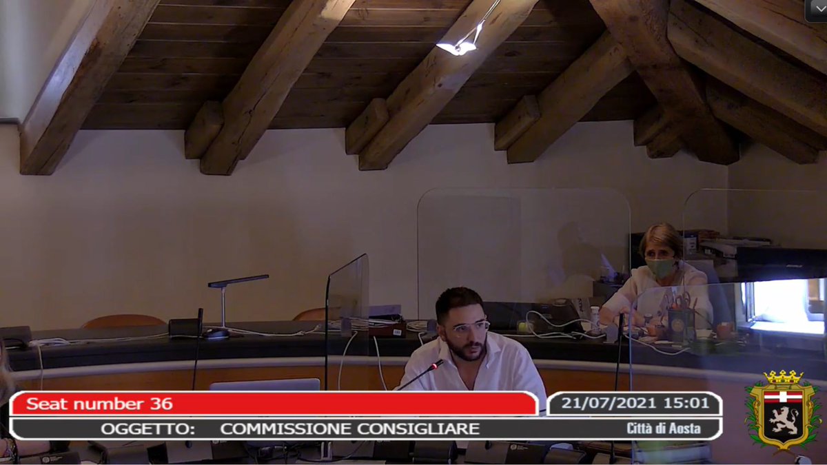 ComunediAosta's tweet photo. In corso i lavori della prima #Commissione “Sviluppo economico e culturale” del #ConsAosta. I lavori si possono seguire in streaming https://t.co/oqZiNnWBYW. #ConsAo https://t.co/kqzRJUTNev