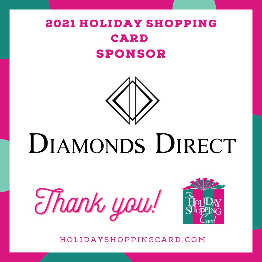 Thanks to Diamonds Direct one of our 2021 Holiday Shopping Card Sponsors, with your support we are making a difference in the lives of those battling cancer!

#VictoryHouston #HolidayShoppingCard #AmericanCancerSociety #Houston #ThankYou #Sponsor