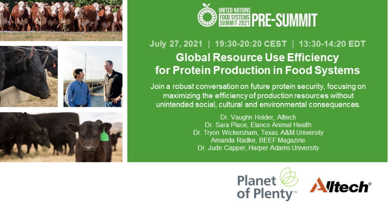 Alltech's tweet photo. Join Alltech and a panel of expert speakers during the UN @FoodSystems Pre-Summit on July 27 at 1:30 p.m. EDT. The virtual session will explore how to ensure future food security while preserving natural resources. #UNFSS2021 #FoodSystems

💻 Register: https://t.co/jht3L8304M