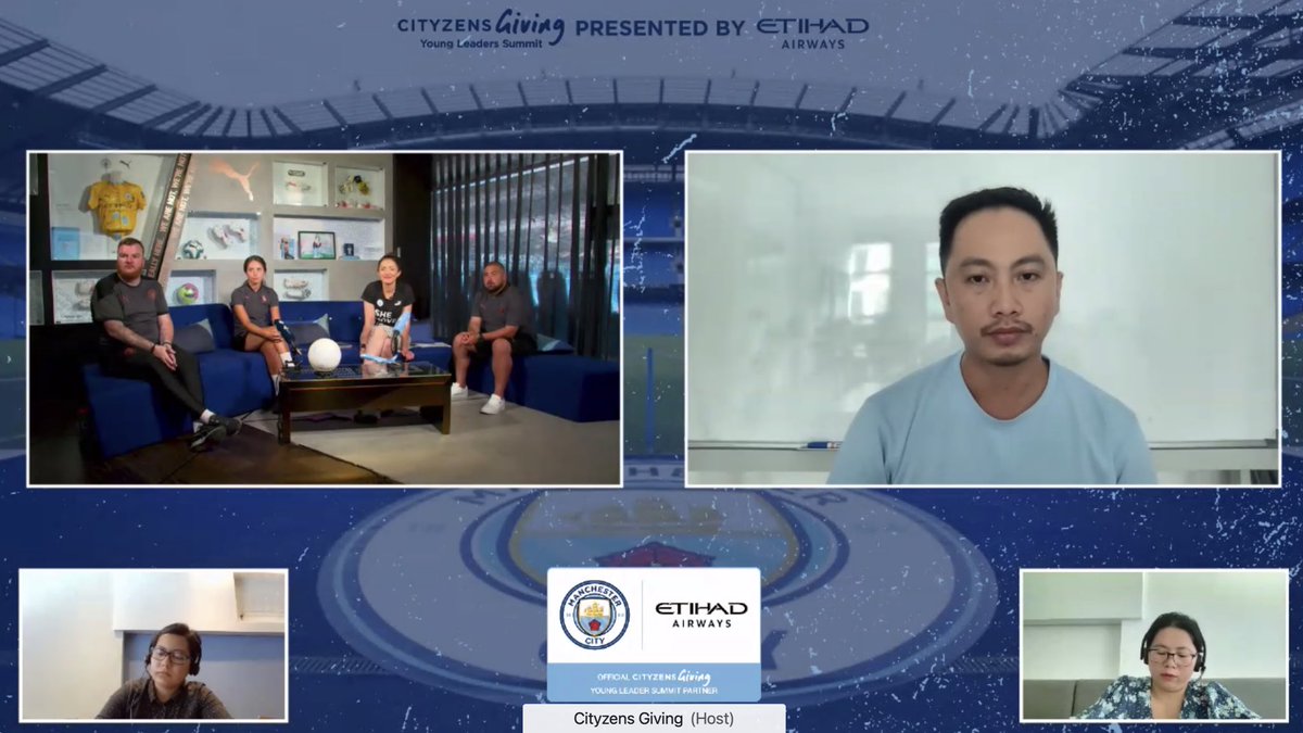 Day 3 of the #CityzensGiving Youth Leaders Summit ✅💪🏽 Halfway through the week but the excitement hasn’t stopped just yet! Check out some shots from today’s session 🌎💻 

500 Young Leaders from 25 cities throughout the globe 🙌🏽 Stay tuned for more updates! 

#mancity #day3