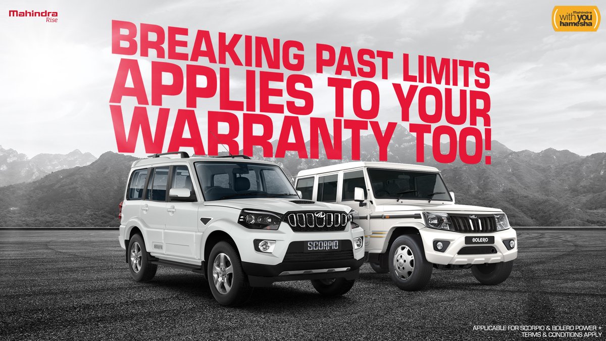 The trails of your rugged adventures will now stretch further into the future. Now get 7 years of coverage with #ShieldExtendedWarranty
#WithYouHamesha

Avail now bit.ly/ExtendWarranty…