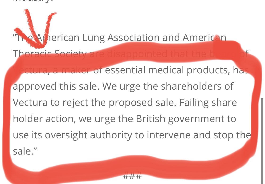 When a company that specializes in profiting by selling lethal addictive products buys a maker of inhaled medications, the American Thoracic Society and American Lung Association do not mince words &amp; I agree: we should all be worried! #BigTobacco thoracic.org/about/newsroom…