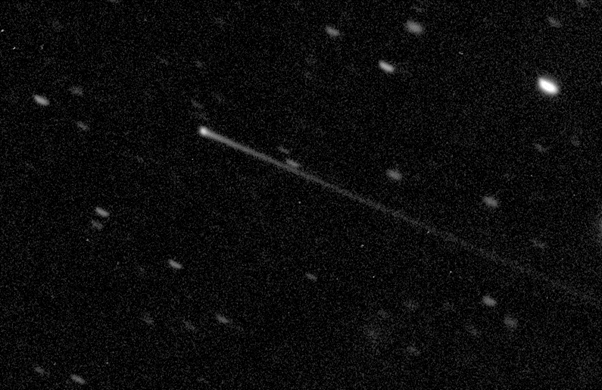 RoyalAstroSoc's tweet photo. On Monday during the 'New approaches to astronomy/geophysics education & outreach' session at #NAM2021, @OpenUniversity PhD student Helen Usher presented the ‘Comet Chasers’ project, working with students in South Wales.
📸: Asteroid 2005 QN173 imaged by the Comet Chaser schools https://t.co/pvj0c2NSB6