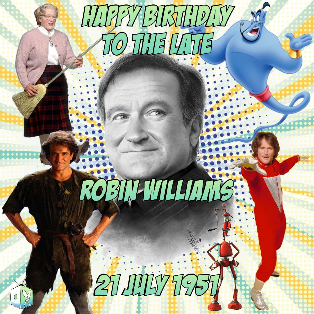 There will never be another like him, rest in peace Robin Williams and Happy Birthday. 