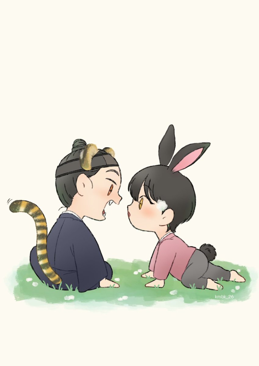 🐯🐰の例えがめちゃくちゃ可愛い💕考えた方天才…✨うさナミン〜っ

#夜画帳