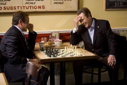 Lexica - Robin williams playing chess in a movie scene