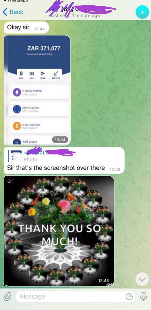 TraderRaye's tweet image. INVESTORS FEEDBACKS FROM MY PRIVATE TEAM. We are making profit and winning with speed, don't think this is luck, this is a result of careful observation of the market and a lifetime of learning to trade and master the CRYPTO market. To earn massively like our investors, inbox me