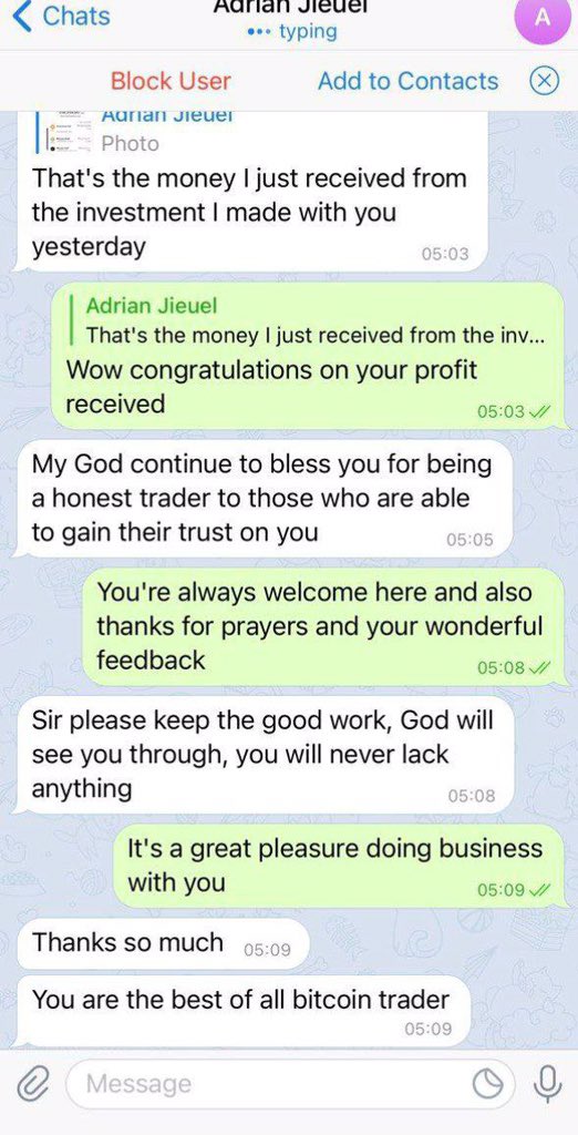 TraderRaye's tweet image. I'm always happy when I see Investors sharing up their testimony with us here, it's always give me more motivation to help more of them always❤️🔥✅👇👇👇👇👇