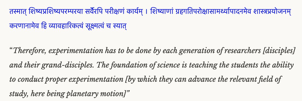 He lived to a ripe age of 105. He completely destroys the idea that Hindus were 'superstitious' or 'irrational' or didn't use the scientific method. He says the very foundation of science is teaching students proper experimentation that can be carried out each generation.