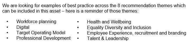 We're collecting good practice examples from NHS OD to share with the Future HR/OD programme at <a href="/people_nhs/">We Are NHS People 💙</a>. If you’d like to be included in our bank of good practice examples, get in touch via email #OurNHSPeople #LookForwardTogether