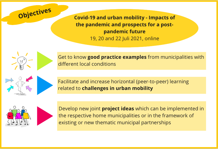 UCLGLearning's tweet photo. 👥This week in Connective Cities #PeerLearning w @staedtetag @giz_gmbh @UNHABITAT we will explore how pandemic has affected future of urban mobility #BeyondTheOutbreak and how cities are responding to new challenges
🚲#Cycling
🚚Urban logistics
🚎Public Transportation
and + https://t.co/wQOhlHbN29