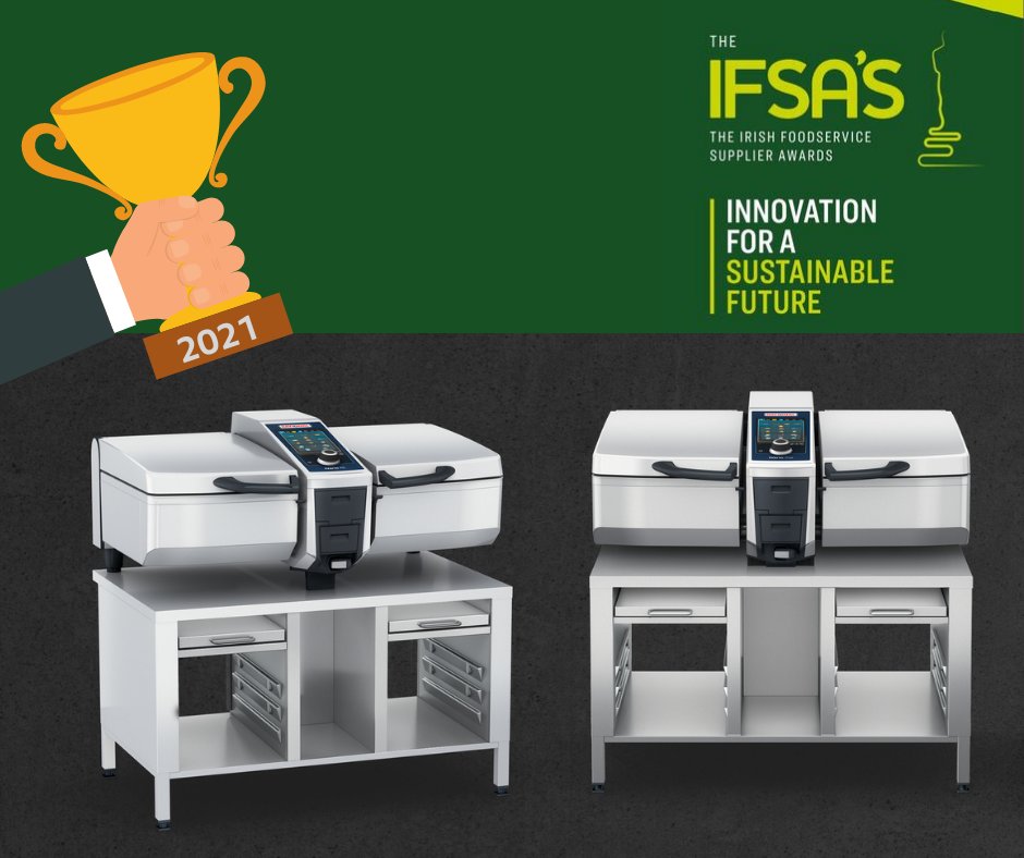 Proud winners: 💚🏆 The RATIONAL iVario Pro has won the #Energy #Efficiency #Innovation in Heavy Catering Equipment award at this year’s Irish Foodservice Suppliers Alliance Awards (<a href="/ifsa_info/">IFSA</a>). bddy.me/3iyq4R9 
🙏 Special thanks to <a href="/Stephens_Equip/">Stephens Catering</a>.