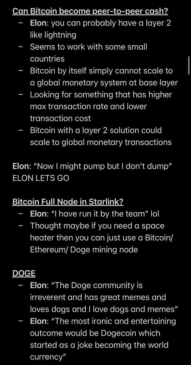 intern's tweet image. Intern notes on “The B Word” #Bitcoin Conference about:

- Can Bitcoin be peer-to-peer cash 💸
- Bitcoin energy usage ⚡️
- Potential future impact 🌎

And way more!

@elonmusk &amp;lt;&amp;gt; @jack &amp;lt;&amp;gt; @CathieDWood &amp;lt;&amp;gt; @moneyball