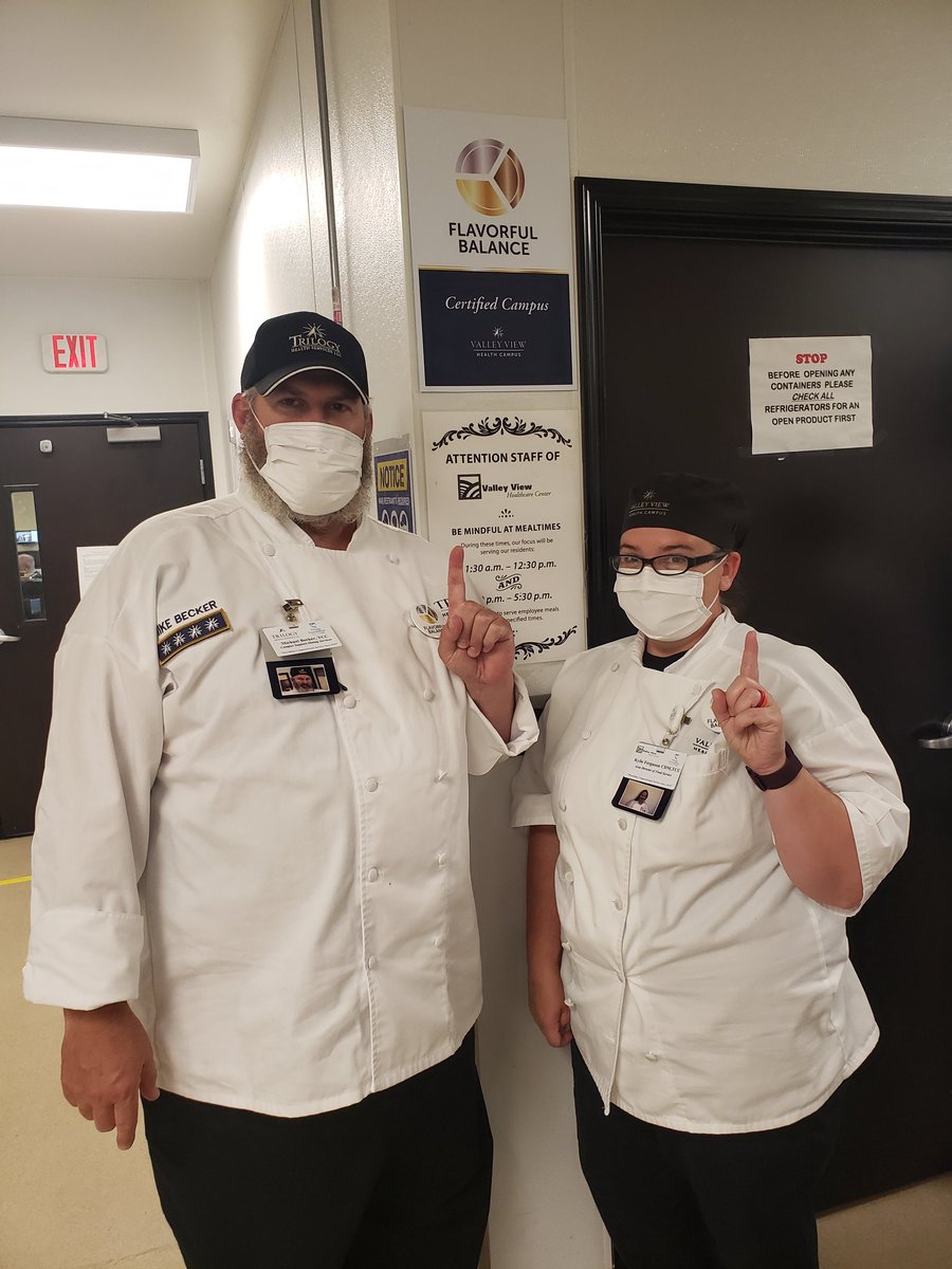 KFValleyViewHC's tweet image. Flavorful Balance Certified!! Congratulations Team @ValleyViewHC !! Bringing the best in scratch made food to our Residents! @ReyRd2 @PatynkoJody @nolafoodguy @ChefMike45
