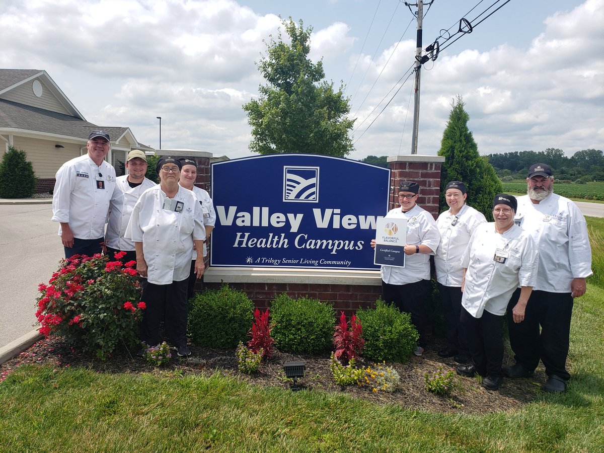 KFValleyViewHC's tweet image. Flavorful Balance Certified!! Congratulations Team @ValleyViewHC !! Bringing the best in scratch made food to our Residents! @ReyRd2 @PatynkoJody @nolafoodguy @ChefMike45