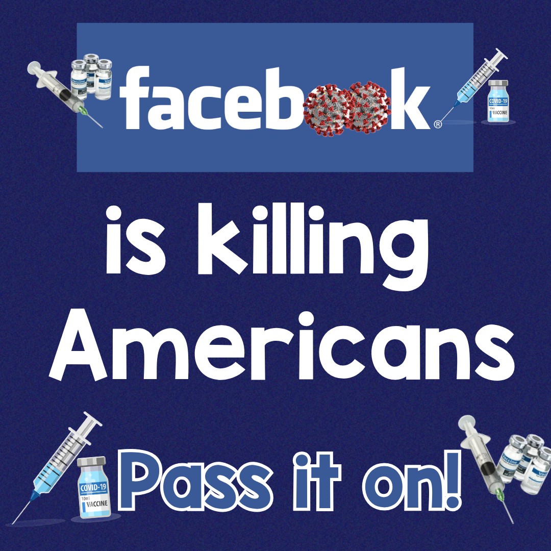 I think it's time for @Facebook to pay the price for its complete lack of ethics & corporate responsibility!
PEOPLE ARE DYING BECAUSE OF THE LIES ON FACEBOOK
Make the hashtags trend!
#FacebookKills
#FacebookIsKillingUs
#FacebookSux
Save & share the memes & post them every where!