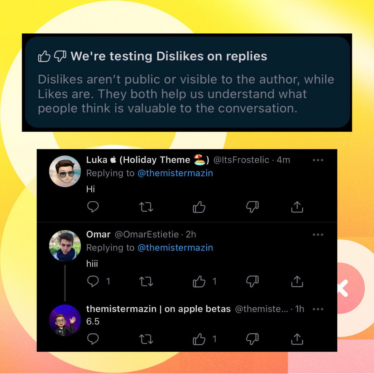 PopCrave's tweet image. Twitter is currently testing out a ‘Dislikes’ feature on the platform (via @/iglehart97).