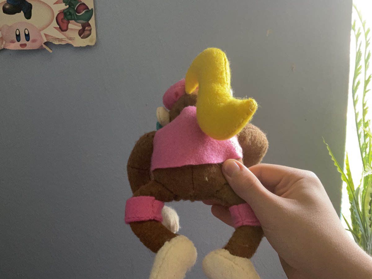 I re-made my Dixie Kong plush and I’m super happy with the result! 