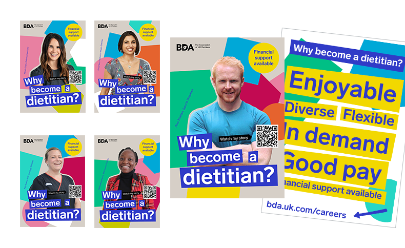 BDA_Dietitians's tweet photo. We have a number of ready-made resources available for you to use to promote dietetics as a career.

Log in and order our postcards and leaflets, and download our presentation for you to share what a career in dietetics looks like: https://t.co/KfyPGidXpf https://t.co/IQBaEyeUOU