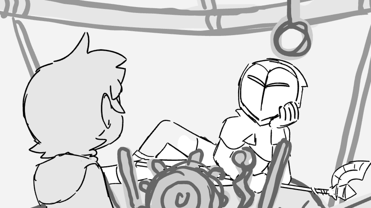 Some of my boards from Hunting Palismen! :> Any episode with Hunter in it was a delight to work on, and I also really enjoyed working on the tender stuff at the end of the episode. #TheOwlHouse (1/2) 