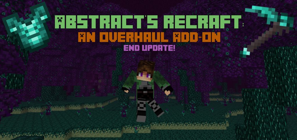 ARMcpedl's tweet photo. Abstract’s Recraft: An Overhaul Add-on has now been uploaded to @MCPEDL and should be released in the next few days. I’m super proud of this add-on and it’s been in the works for a very long time. If you want to get it early you can download it here! https://t.co/XQkIpYnElp https://t.co/aC7GybgtQE