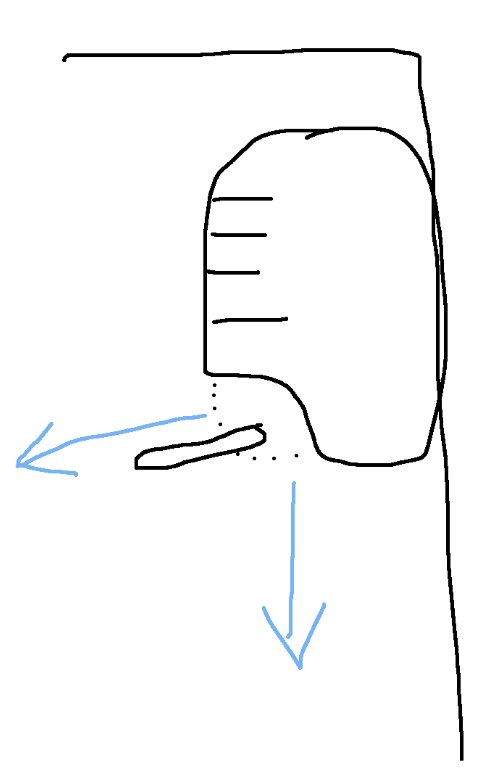 ベッドの真上にエアコンがあるので風が顔に直接当たらないように送風方向を横向きにしたのに、送風板と本体に隙間があるからがっつり下方向に漏れてくる 