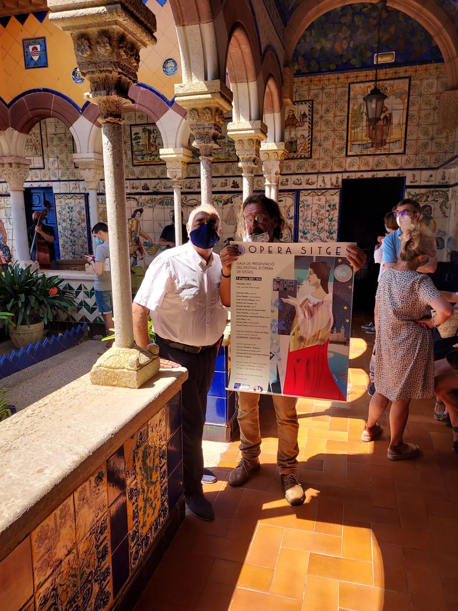 OperaSitges's tweet image. #Sitgestiu21 ens  acull en la seva programació d'enguany: gràcies👍🏻👏🏻! Palau Maricel, 6 de juliol de 2021, roda de premsa de presentació de Sitgestiu.