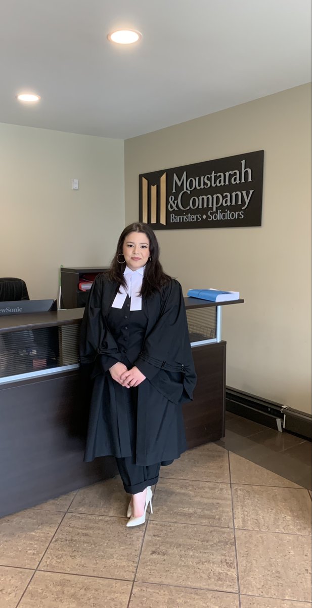Moustarah's tweet photo. Sincerest congratulations to our articling students. They made it!!! full fledged lawyers now and we are so proud to announce that Amy Smaili and Emma Kaiser have joined our firm and are our newest members of the legal team at Moustarah and Company. 
https://t.co/FIBPBiKRuA https://t.co/cZKGY8o9DV