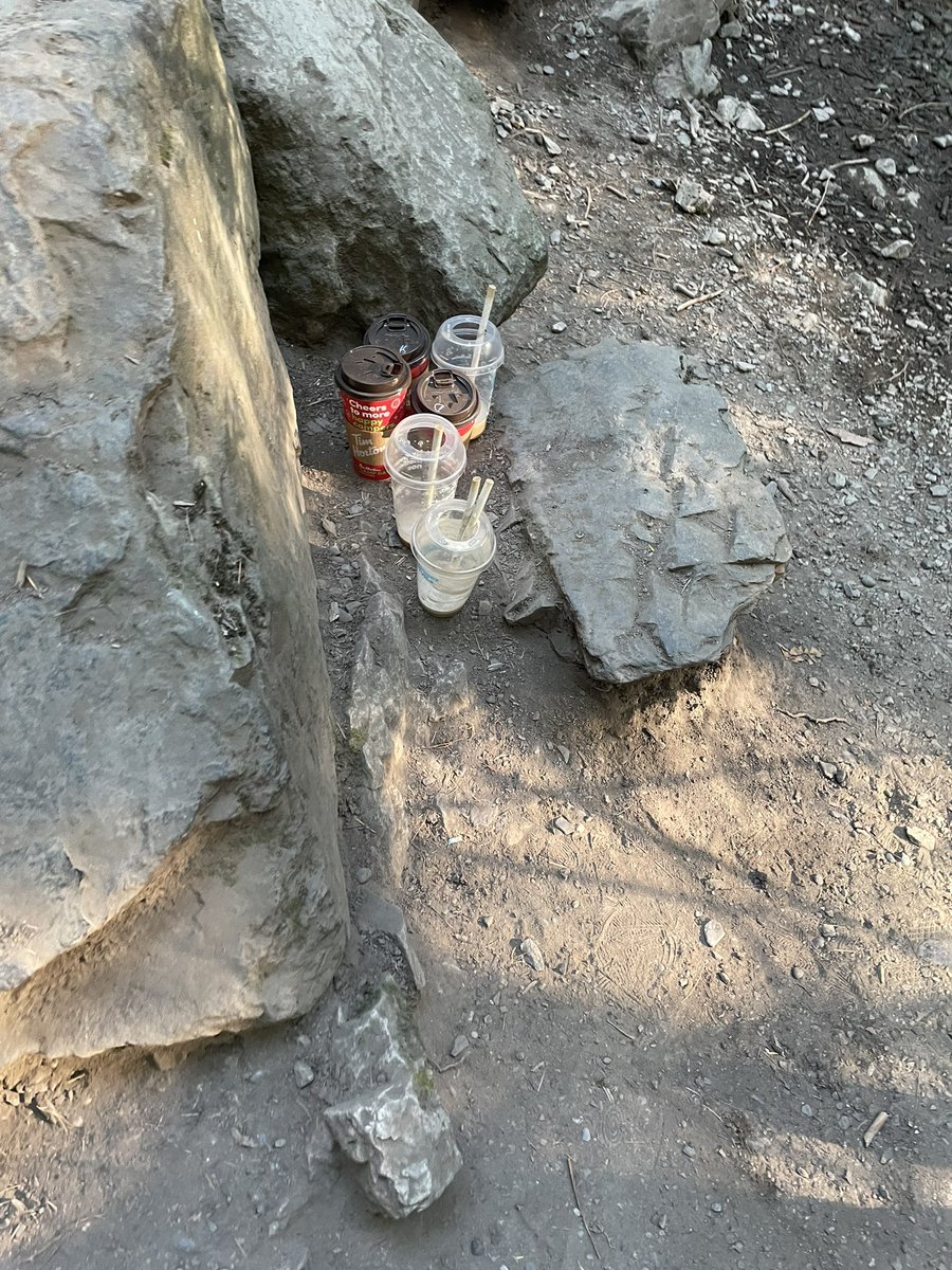 naiza7's tweet photo. @ParksCanada people leaving trash in #BridalFallsBC https://t.co/PcX6JmwBkz