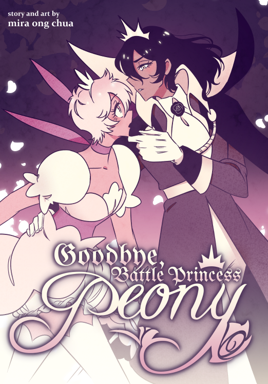 miraongchua's tweet photo. My dark queer fairytale graphic novel GOODBYE, BATTLE PRINCESS PEONY is now available for purchase in my shop! Available in digital and print along with tons of cute merch. Thank you for your support! 🤍🌸🖤

Shop link in replies⬇️ https://t.co/X7kCIsM7sd