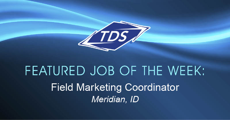 Are you searching for an opportunity to create and manage strategic partnerships and projects within a Field Marketing team? If so, bring your talents to TDS Telecom and apply to our Field Marketing Coordinator position in Meridian, Idaho today! ow.ly/FTnv50FAUgQ