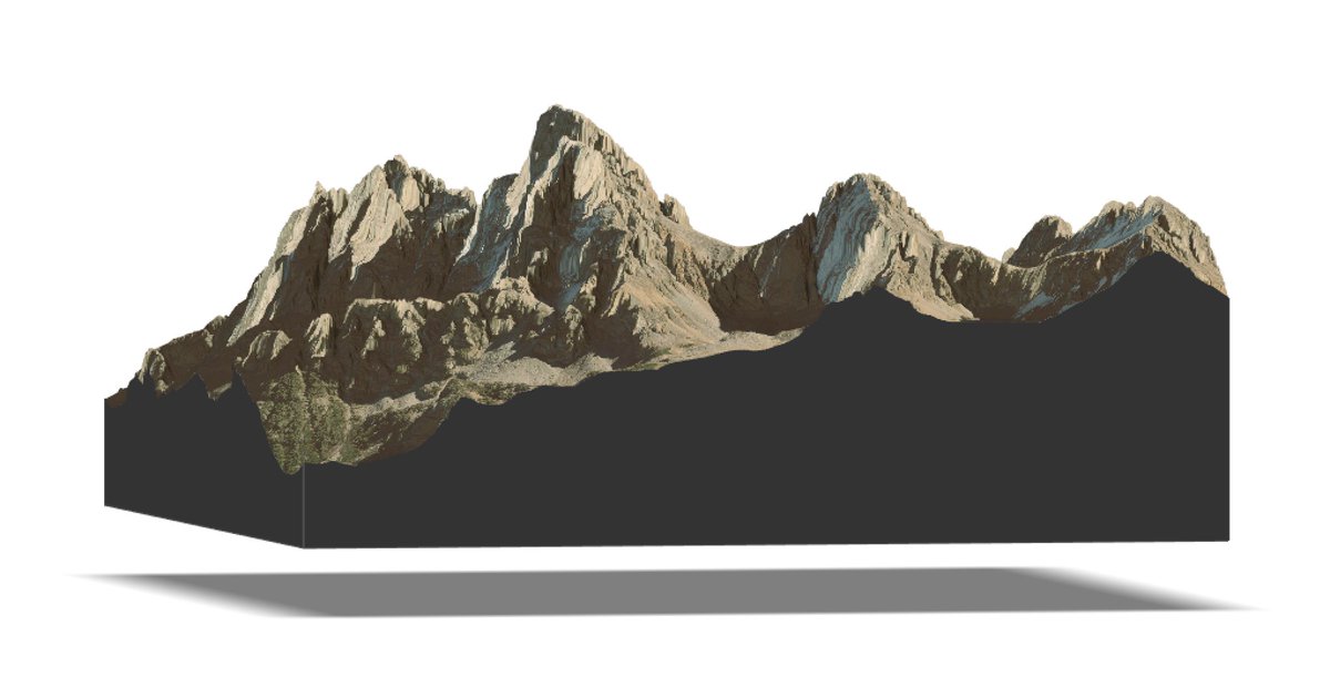 _nbqs's tweet photo. Creating some maxfield parrish inspired renderings of the Grand Teton. Based on 3DEP LiDAR point cloud data and 1-meter satellite imagery https://t.co/RdBRsCYNtX