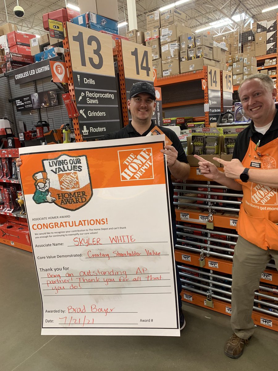 Thank you for being such a great AP partner Skyler! @KevinMasseyTHD <a href="/JohnnyTBush/">john</a> <a href="/DanielMooreTHD/">Daniel Moore</a>