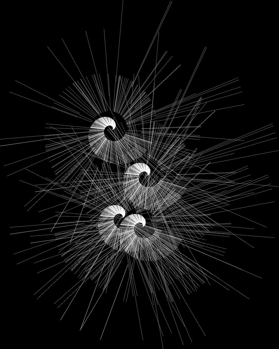 ngon03570449's tweet photo. #abstractart #procedural #generative #blender #b3d #sacredgeometry #blackandwhite #creativecoding #plottertwitter #lineart #art #artandtechnology #machinedrawing #creativecodeart #computationaldrawing #nft #cryptoart #kalamint #hicetnunc #instaart #instaartist https://t.co/YpSf8cQwPo
