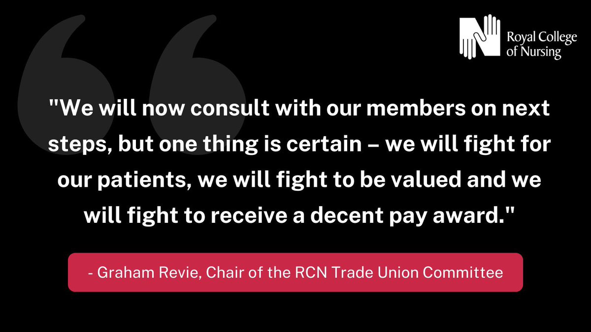 My friend & colleague on @theRCN Trade Union Committee @GrahamR64 ⬇️

#FairPayForNursing #TheFightContinues