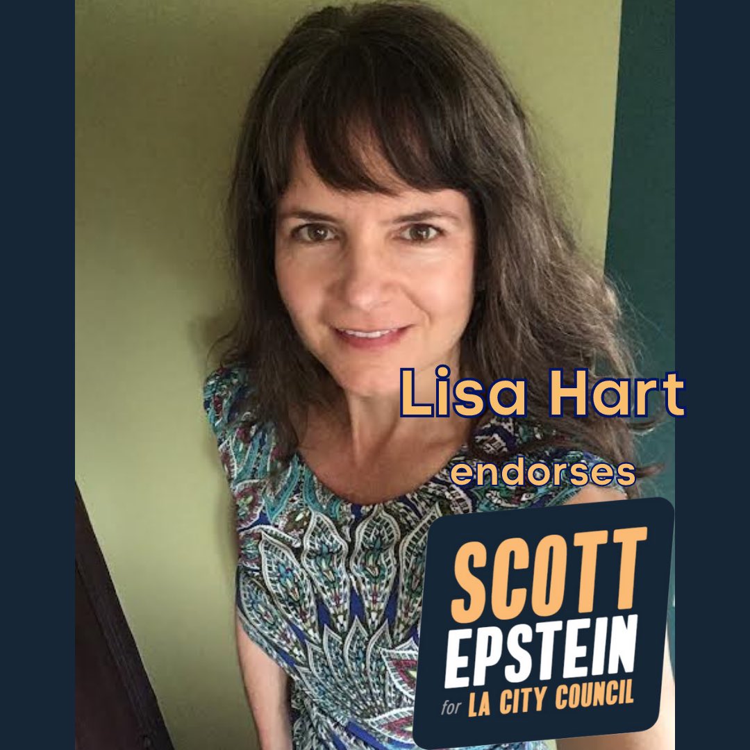 scottforla's tweet image. Thankful to have the support of Lisa Hart, Steering Board Member of the Neighborhood Council Sustainability Alliance. It’s important that we leverage the power of city hall with the help of all Los Angeles neighborhoods in order to tackle our climate crisis. #EndorsementWednesday