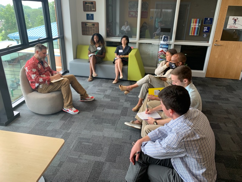 SAISnews's tweet photo. Our thanks to @ProvidenceDay for hosting the second session of @SAISnews Institute for New Teachers. Great setting for deep learning as our attendees polish their skills as their teaching careers begin. #indyschoolleaders #indyschools #teachers #newteachers #INT21 https://t.co/n6wPlYIeXF