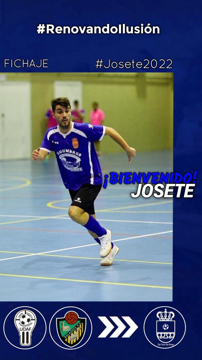 CFSMinaya's tweet photo. //FICHAJE// Jose David García llega procedente de Balazote y Udaf. El jugador Albaceteño ya se enfundó la azulona en Tercera División y vuelve para devolver al Club donde merece. Bienvenido!!! @josete16ab #RenovandoIlusion https://t.co/NMnARbIqky