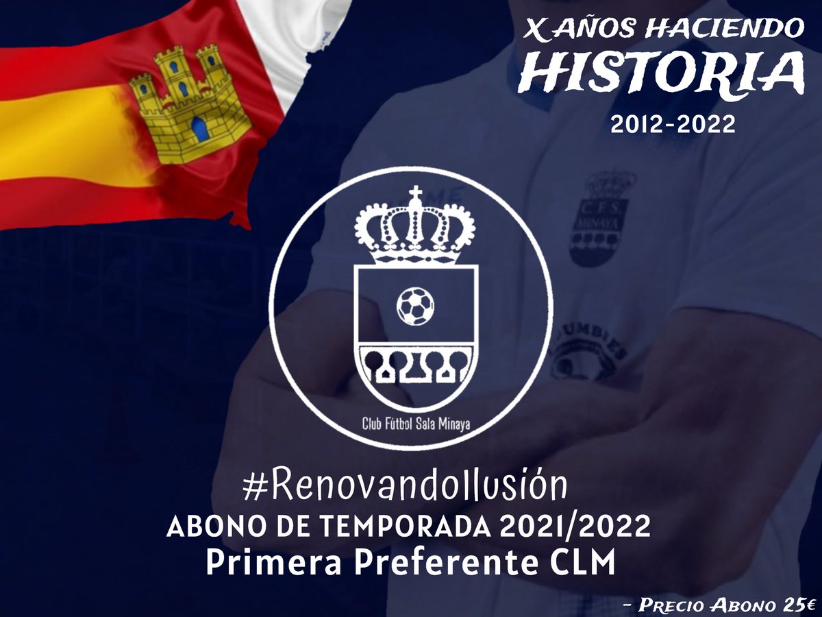 CFSMinaya's tweet photo. ABONO de TEMPORADA 2021/2022

¿Te subes al Barco?

¡Vamos Minaya!

💙🤍
#XAñosHaciendoHistoria 
#Volveremos 
#RenovandoIlusión https://t.co/0bkowKj6tA