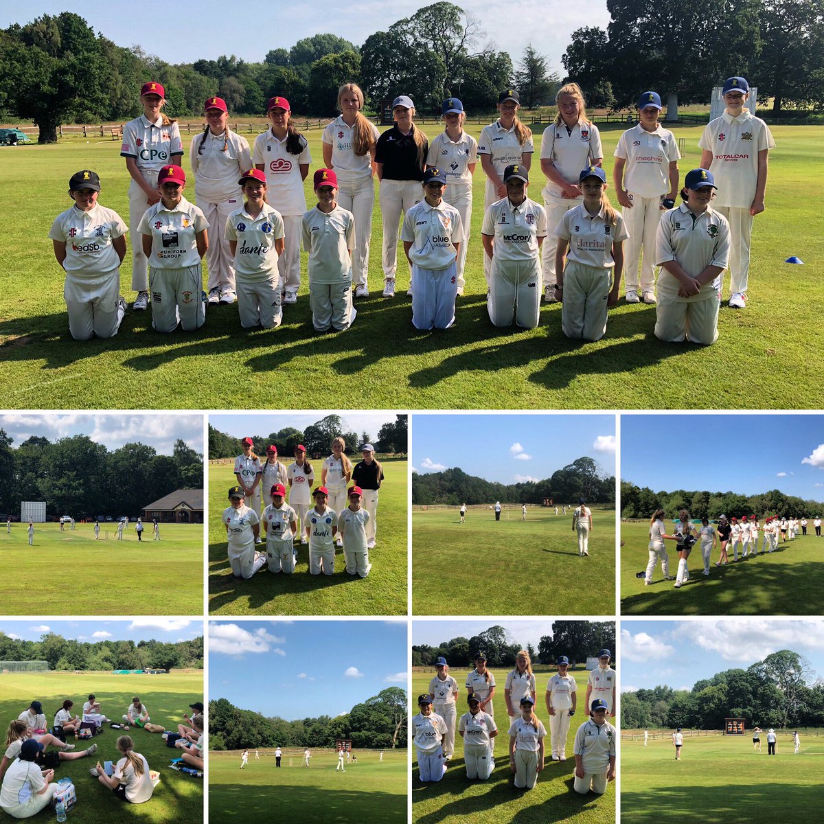 CCBWandG's tweet photo. Catching up on yesterday’s excitement at our U14 girls district match between Rubies vs Sapphires. Congratulations to winners Rubies but #girlscricket was the overall winner playing in a great ground @rode_parkcc ,superb umpires &amp; the fantastic young sportswomen taking part🏃‍♀️🏏 https://t.co/0cjNlR76Nq